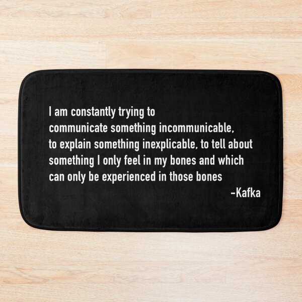 Item preview, Dark academia kafka quote designed and sold by TeddyXElliott.