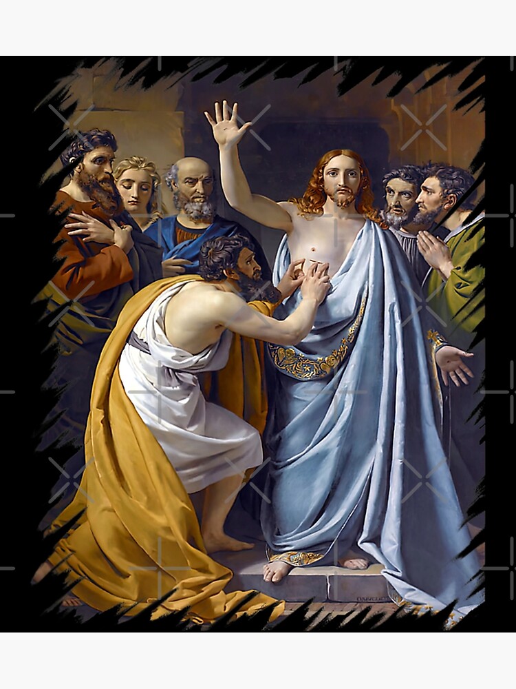 Disover The Incredulity of St Thomas Apostle A-091721 Premium Matte Vertical Poster