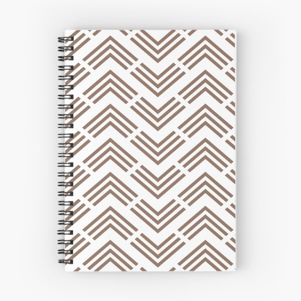 Artikelvorschau, Mid-tone Brown and White Chevron Arrow Pattern Pairs Dunn & Edwards 2022 Color of the Year Art & Craft DET682 - Colour Trends - Hue - Shade entworfen und verkauft von ColorOfTheYears.