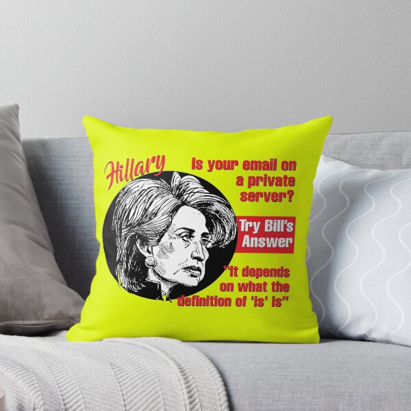 Item preview, Hillary, Is your email on a private server? Depends on what the definition of "Is" is. designed and sold by techDESIGNER.
