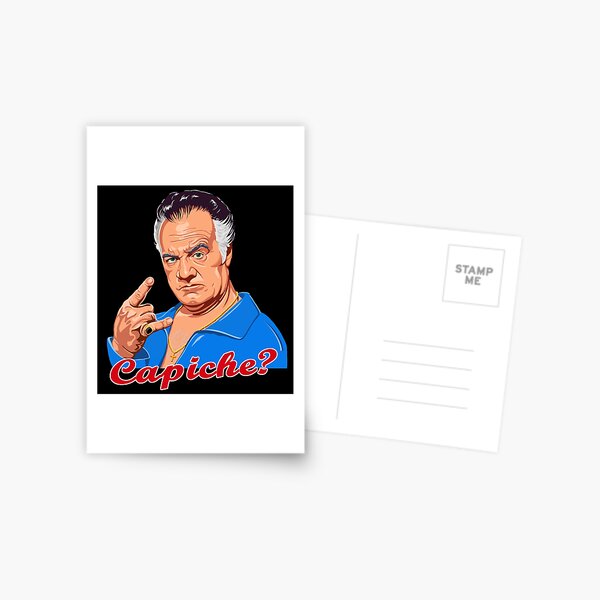 Vista previa del artículo con la obra «Diseño de Paulie Gualtieri Capiche», diseñado y vendido por Petersnook.