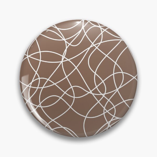 Item preview, Mid-tone Brown and White Scribbled Mosaic Pattern Pairs Dunn & Edwards 2022 Color of the Year Art & Craft DET682 - Colour Trends - Hue - Shade designed and sold by ColorOfTheYears.