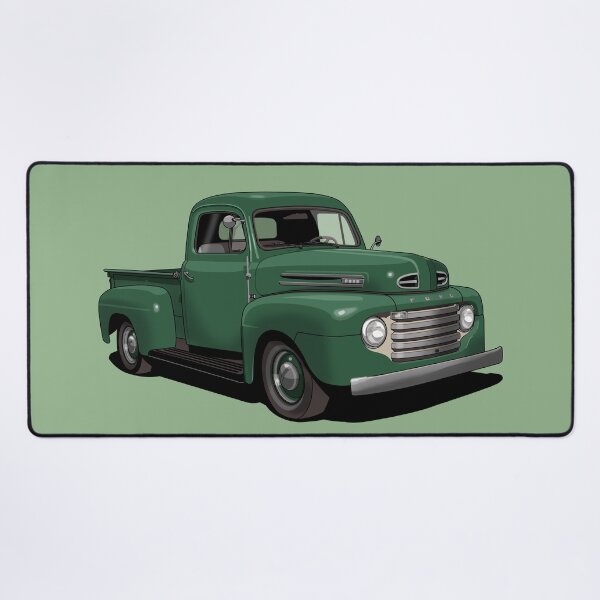 Item preview, 1950 Ford F1 Pickup Truck in dark green designed and sold by candc-retro.
