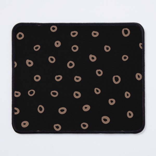 Artikelvorschau, Mid-tone Brown and Black Hoop Circle Pattern Pairs Dunn & Edwards 2022 Color of the Year Art & Craft DET682 - Colour Trends - Hue - Shade entworfen und verkauft von ColorOfTheYears.
