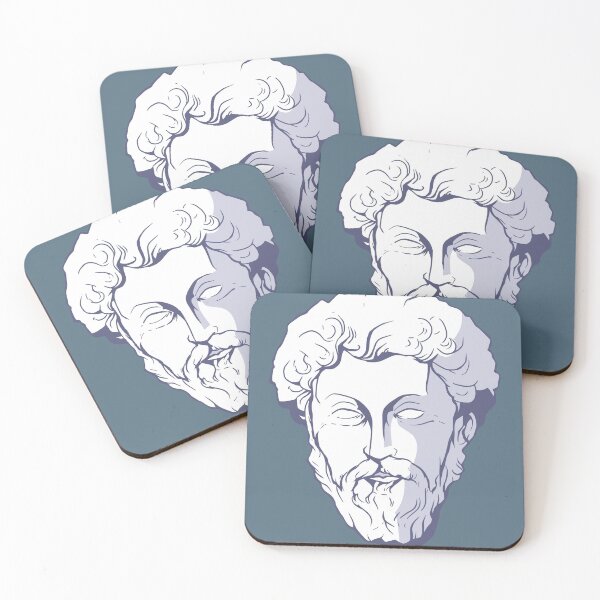 Item preview, Marcus Aurelius Hand Drawn Design designed and sold by Klotho-Fashion.