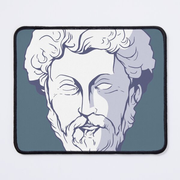 Item preview, Marcus Aurelius Hand Drawn Design designed and sold by Klotho-Fashion.