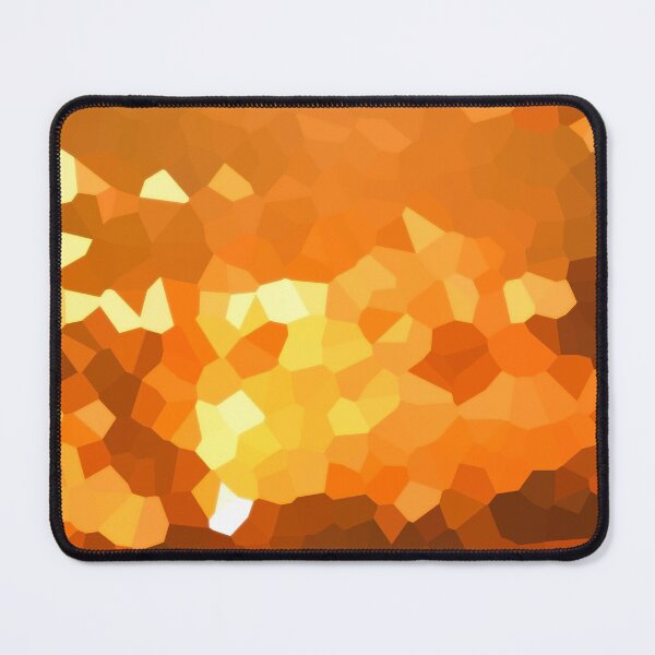 Item preview, Orange Polygonal mosaic pattern designed and sold by mozizy.