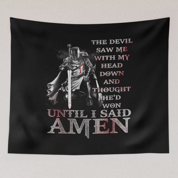 Item preview, The Devil Saw Me With My Head Down Thought He_D Won Jesus designed and sold by blockerbab.