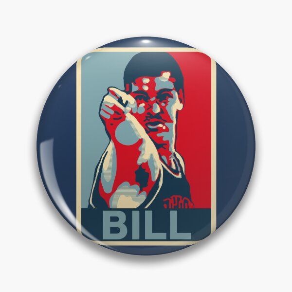 Item preview, Bill Laimbeer Bill Obama Hope Large Print Qiangy designed and sold by qiangdade.