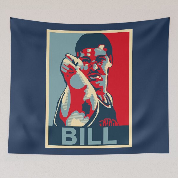 Item preview, Bill Laimbeer Bill Obama Hope Large Print Qiangy designed and sold by qiangdade.