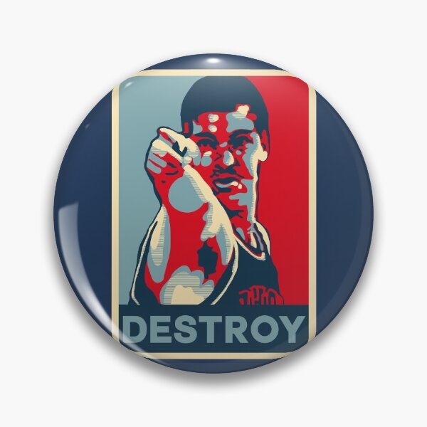 Item preview, Bill Laimbeer Destroy Obama Hope Large Print Qiangy designed and sold by qiangdade.