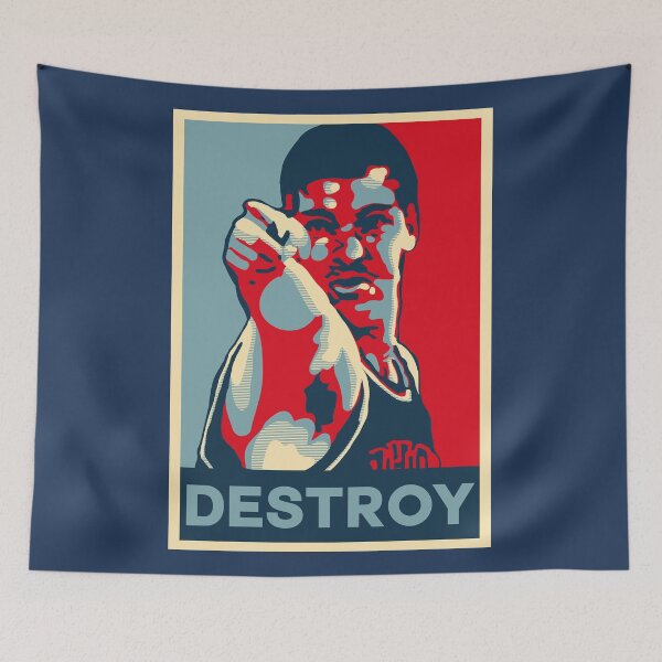 Item preview, Bill Laimbeer Destroy Obama Hope Large Print Qiangy designed and sold by qiangdade.
