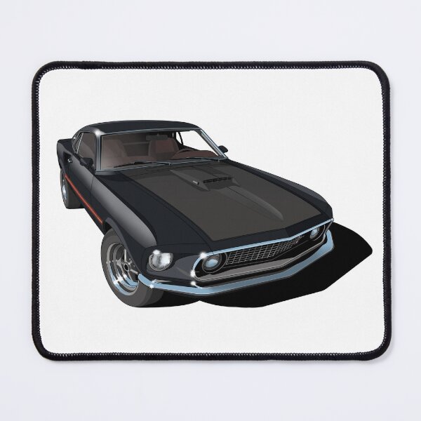 Item preview, 1969 ford mustang mach 1 in black designed and sold by candc-retro.