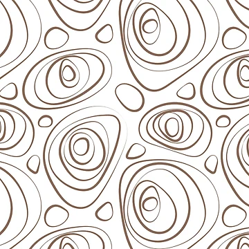 Vorschaubild zum Design Mid-tone Brown and White Retro Circle Pattern Pairs Dunn & Edwards 2022 Color of the Year Art & Craft DET682 - Colour Trends - Hue - Shade von ColorOfTheYears