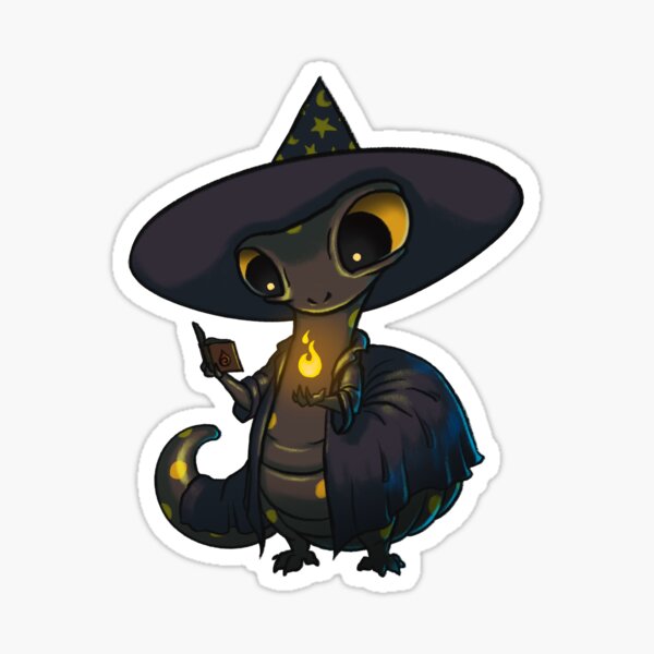 Item preview, Wizard Salamander designed and sold by DingHuArt.