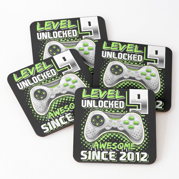 Item preview, Level 9 Unlocked Awesome 2012 Video Game 9th Birthday designed and sold by SemajshiMaah.