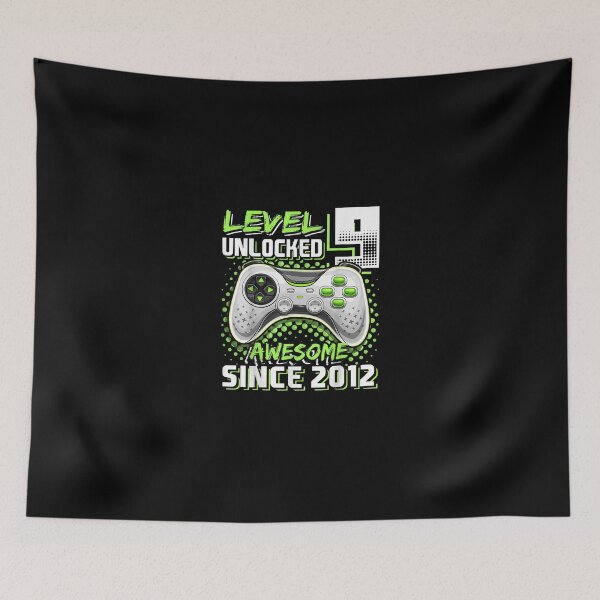 Item preview, Level 9 Unlocked Awesome 2012 Video Game 9th Birthday designed and sold by SemajshiMaah.