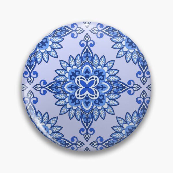 Item preview, Seamless Mandala Repeat Pattern - Dark/ Royal Blue designed and sold by SemDesigns1.