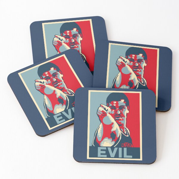 Item preview, Bill Laimbeer Evil Obama Hope Large Print Qiangy designed and sold by qiangdade.