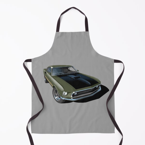 Item preview, 1969 ford mustang mach 1 in dark green designed and sold by candc-retro.