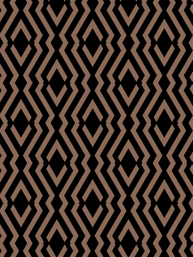 Thumbnail 6 von 6, Premium Oversized Pullover, Mid-tone Brown and Black Zig Zag Ripple Pattern Pairs Dunn & Edwards 2022 Color of the Year Art & Craft DET682 - Colour Trends - Hue - Shade designt und verkauft von ColorOfTheYears.