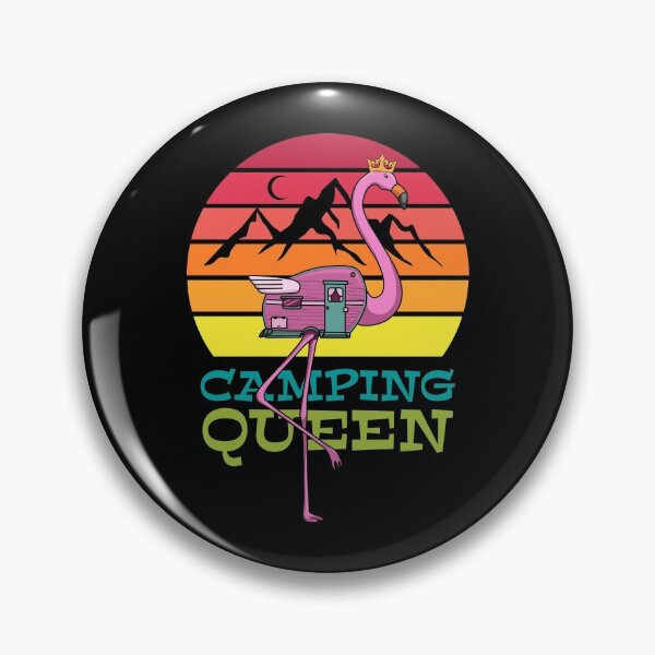 Item preview, Flamingo Camping Queen designed and sold by Maria Garcia.