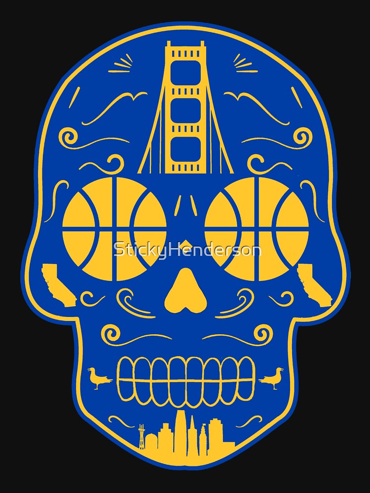 San Francisco Baseball Sugar Skull Essential T-Shirt for Sale by  StickyHenderson