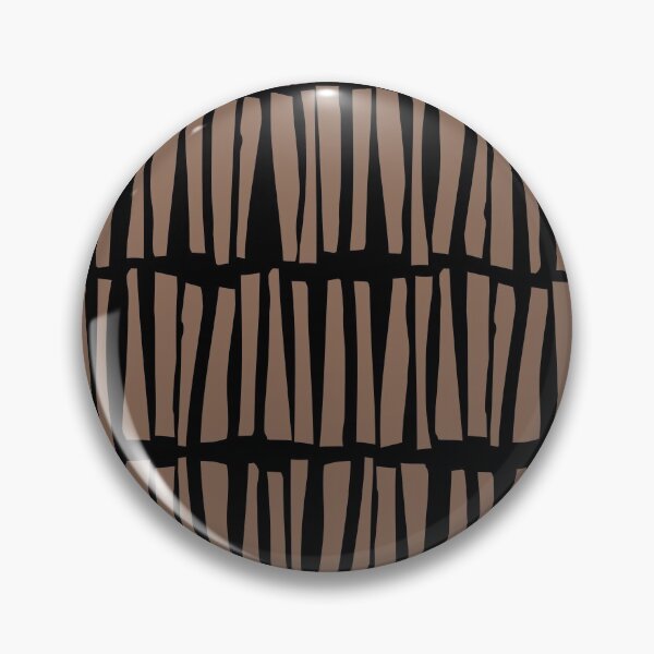 Item preview, Mid-tone Brown and Black Dash Stripe Line Pattern Pairs Dunn & Edwards 2022 Color of the Year Art & Craft DET682 - Colour Trends - Hue - Shade designed and sold by ColorOfTheYears.