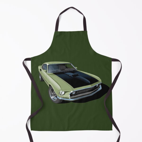 Item preview, 1969 ford mustang mach 1 in lime gold designed and sold by candc-retro.