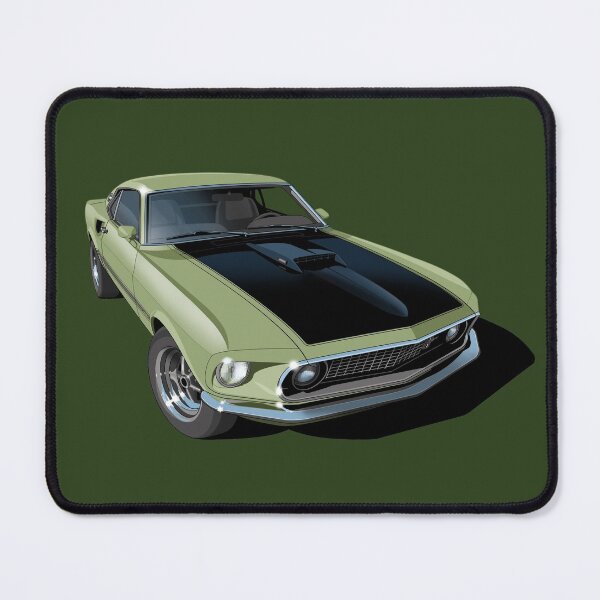 Item preview, 1969 ford mustang mach 1 in lime gold designed and sold by candc-retro.