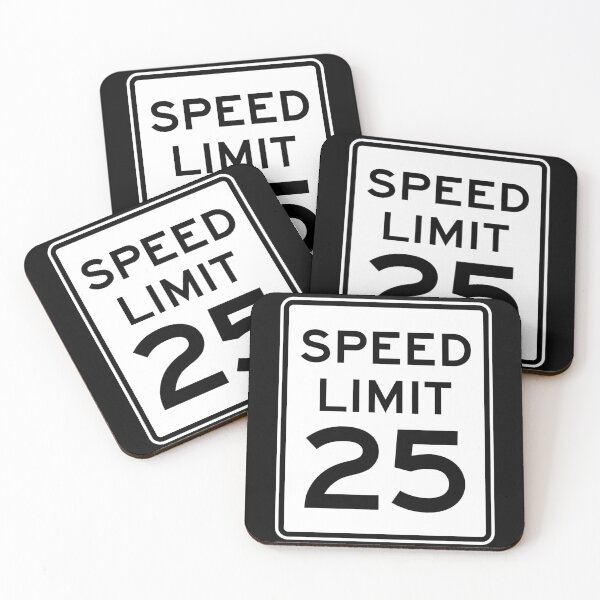 Item preview, Speed Limit 25 MPH Street Traffic Sign For Runners designed and sold by tronictees.