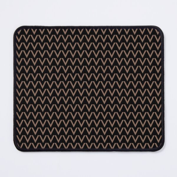 Artikelvorschau, Mid-tone Brown and Black Simple Chevron Pattern Pairs Dunn & Edwards 2022 Color of the Year Art & Craft DET682 - Colour Trends - Hue - Shade entworfen und verkauft von ColorOfTheYears.