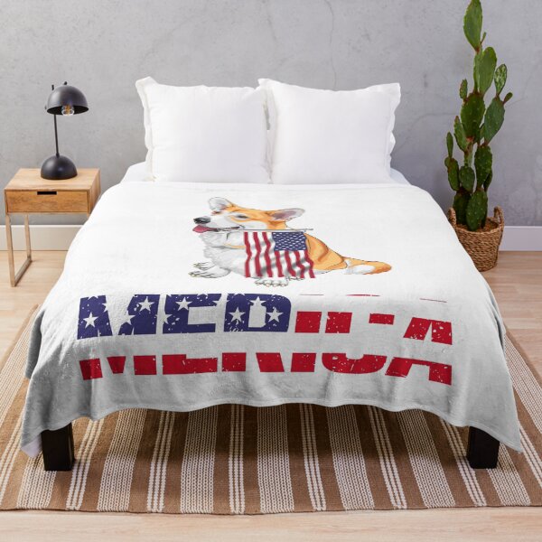 Item preview, Dog flag amirica stikers designed and sold by QueenT-shirt.