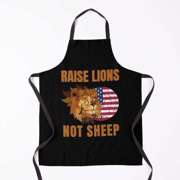 Item preview, Raise Lions Not Sheep American patriotic lion designed and sold by theshirt79.