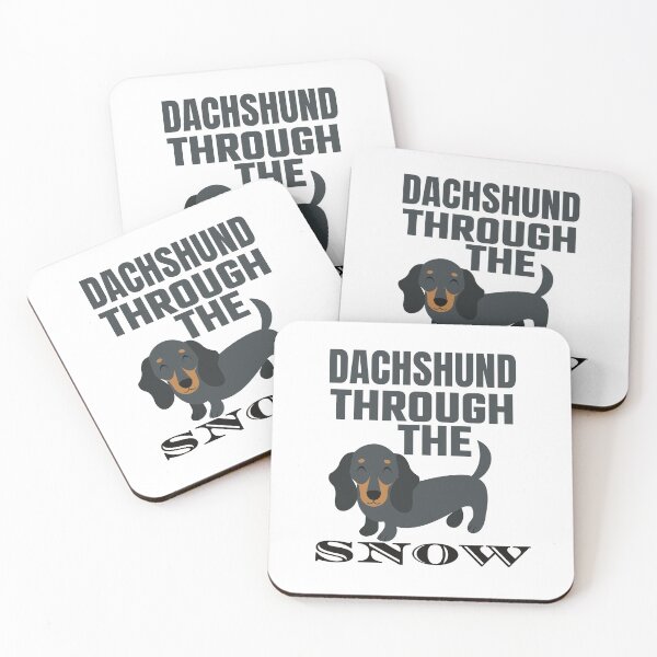 Item preview, Dachshund Through the Snow Pun designed and sold by ACC .