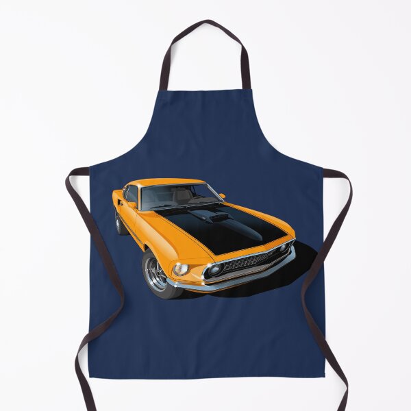 Item preview, 1969 ford mustang mach 1 in orange designed and sold by candc-retro.