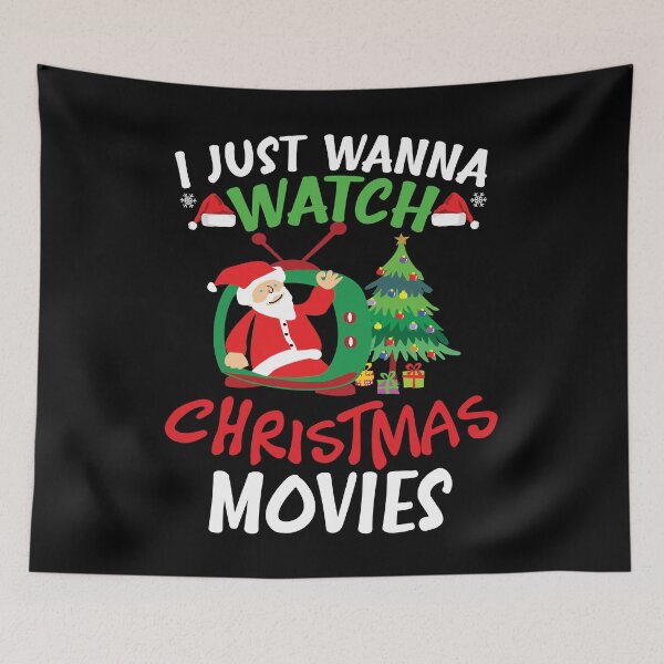 Item preview, I Just Wanna Watch Christmas Movies Family Xmas Gift designed and sold by happy gift art.