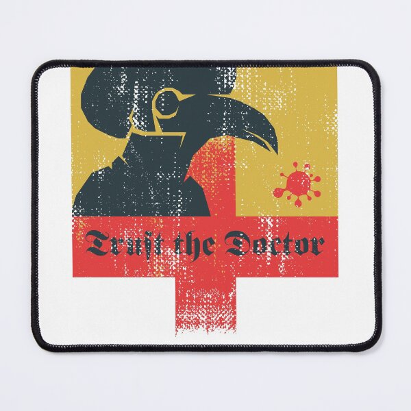 Item preview, Vintage Plague Doctor. Trust the Doctor. designed and sold by etraveler.