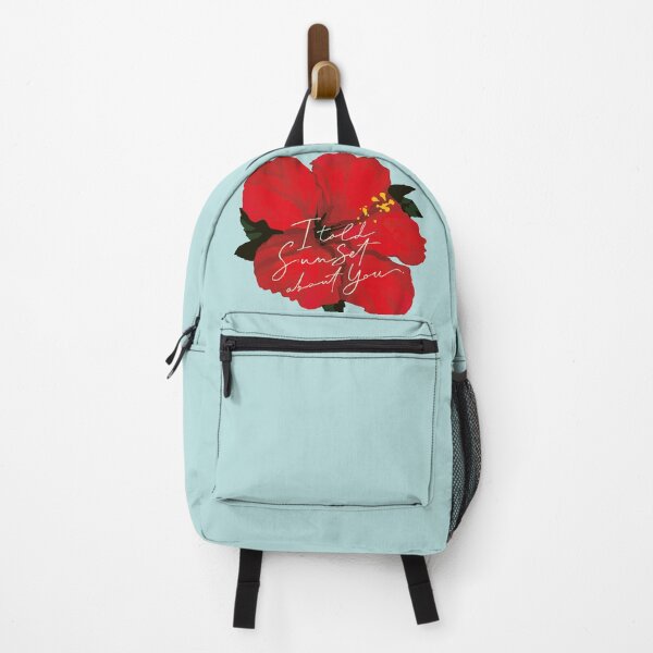 Item preview, I Told Sunset About You - Hibiscus Flower n.2 light blue designed and sold by marina ralston.