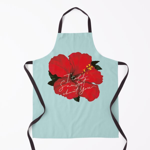 Item preview, I Told Sunset About You - Hibiscus Flower n.2 light blue designed and sold by marina ralston.