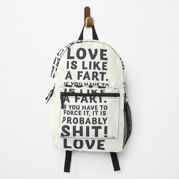 Item preview, Love is like a fart, funny quote, humor sentence, joke for smiling, happy life designed and sold by Spallutos.