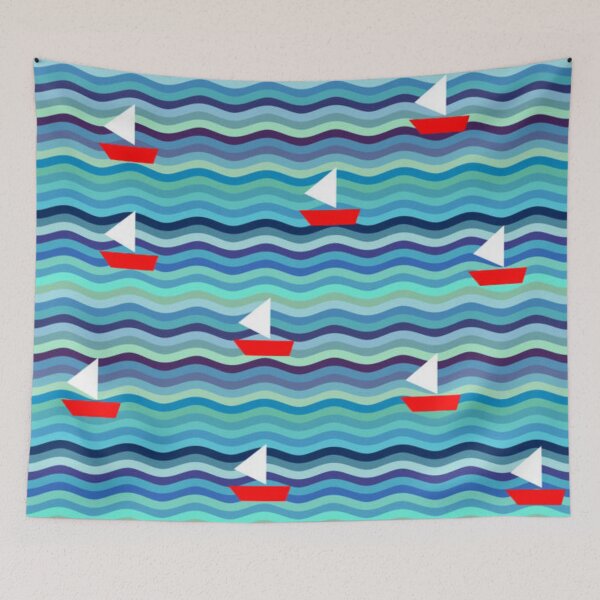 Item preview, Bateaux et des vagues designed and sold by luisulan.