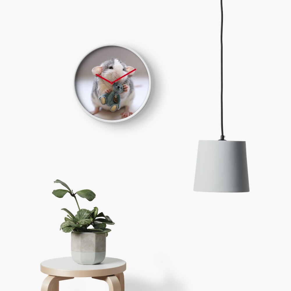Rosie with bear (2) Clock