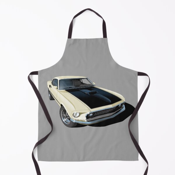Item preview, 1969 ford mustang mach 1 in white designed and sold by candc-retro.