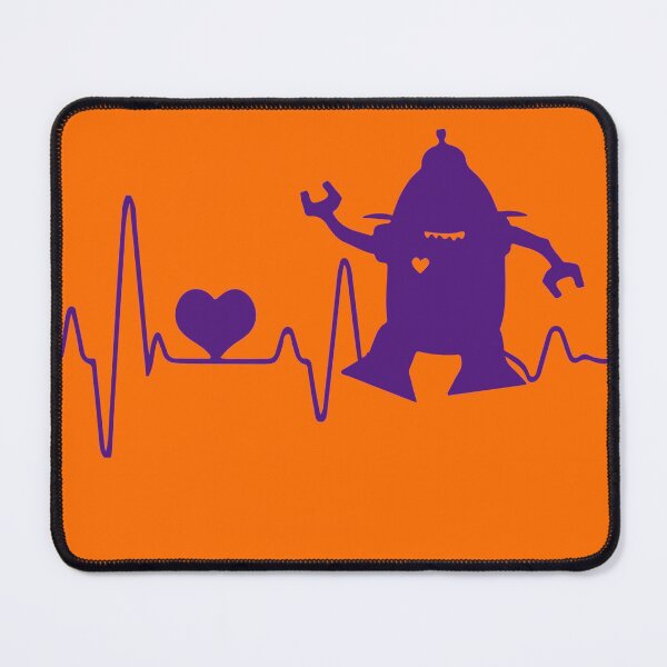 Item preview, Violet Robot Heartbeat Design designed and sold by Red-ElYoubi.