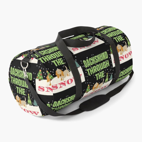 Item preview, Dachshund Through the Snow Winterscape Pun designed and sold by ACC .