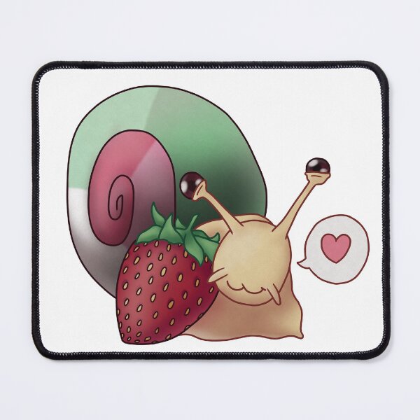 Item preview, Abrosexual Abroromantic Strawberry Pride Snail designed and sold by PrideSnails.