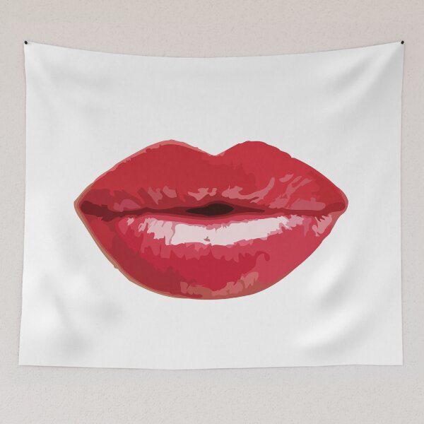 Item preview, Sexy teen girl lips bite biting teeth red designed and sold by CurtisMena.