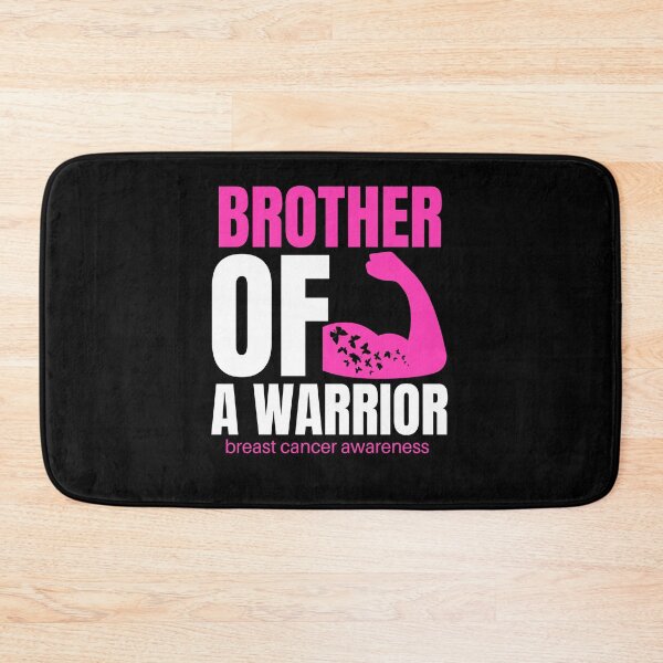 Item preview, brother of a warrior breast cancer awareness for a powerful woman  designed and sold by mydreamcatcher.