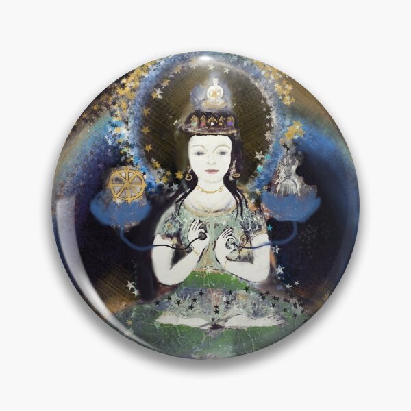 Item preview, Akasadhatesvari - White Female Buddha of Boundless Space designed and sold by Visuddhi.